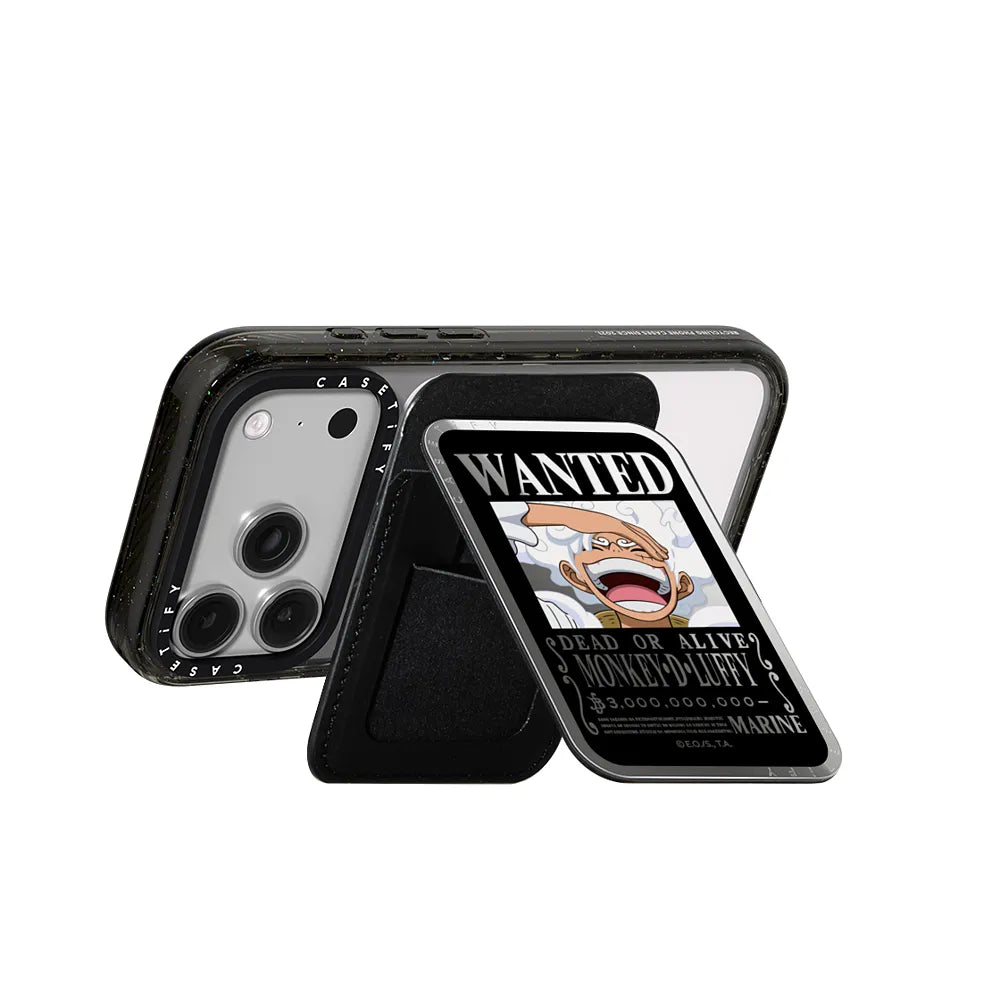 WANTED Luffy Snappy Cardholder Stand