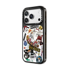 ONE PIECE 25th Straw Hat Crew Sticker Case | iPhone 18 Pro Max / Impact Case MagSafe Compatible - Glossy / Glossy Black | Image 2