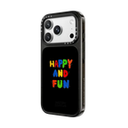 Happy And Fun | iPhone 18 Pro Max / Impact Case MagSafe Compatible - Glossy / Glossy Black | Image 2
