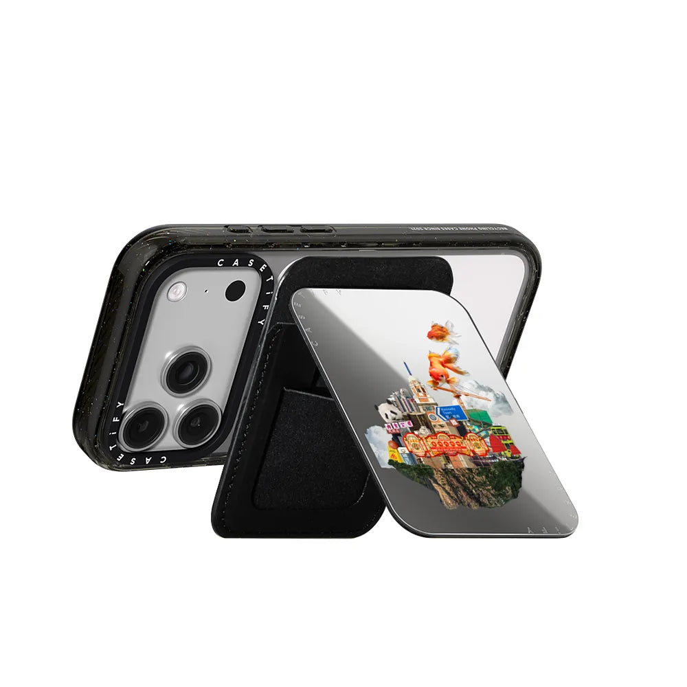 HK Collage - Goldfish Cardholder Stand