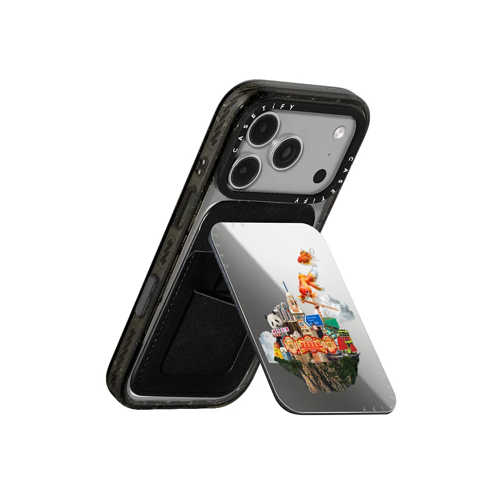 HK Collage - Goldfish Cardholder Stand
