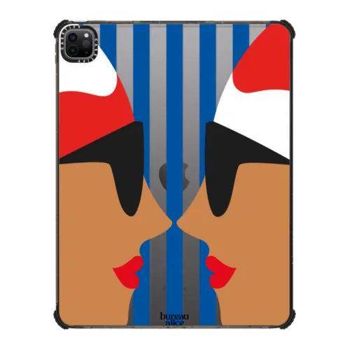 Alice Bureau - Nageuses | iPad Pro 12.9-inch (5th/6th gen) / iPad Impact Case / Black | Image 1
