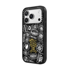 ONE PIECE 25th Chronicle Stamp Case (Matte Black) | iPhone 17 Pro Max / Impact Case MagSafe Compatible / Matte Black | Image 2