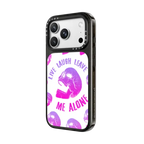 Live Laugh Leave - Pink | iPhone 18 Pro / Impact Case MagSafe Compatible - Glossy / Glossy Black | Image 2