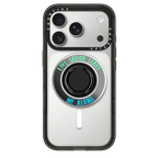 Live Laugh Leave | Snappy Ring Holder / Snappy Mirror Ring Holder MagSafe Compatible / Silver | Image 1