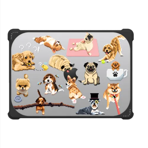 Celebrating International Dog Day! | MacBook Pro 14-inch (M1 - M5) / MacBook Bounce Case / Black | Image 2