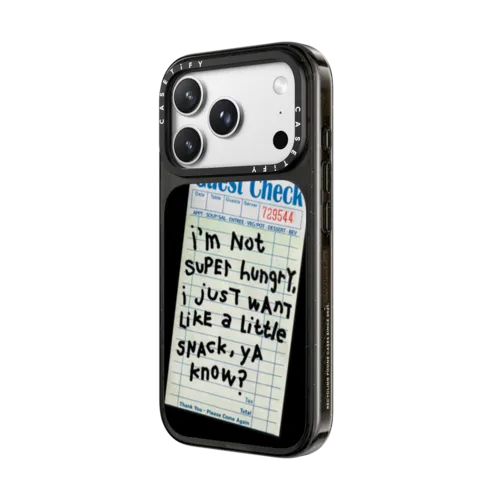 I just want a little snack | iPhone 18 Pro Max / Impact Case MagSafe Compatible - Glossy / Glossy Black | Image 2