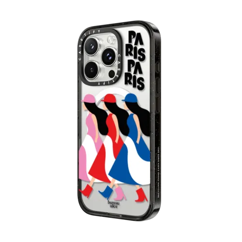 Alice Bureau - Trois parisiennes | iPhone 16 Pro Max / Impact Case MagSafe Compatible / Black | Image 2