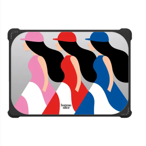 Alice Bureau - Trois parisiennes | MacBook Pro 14-inch (M1 - M5) / MacBook Bounce Case / Black | Image 2
