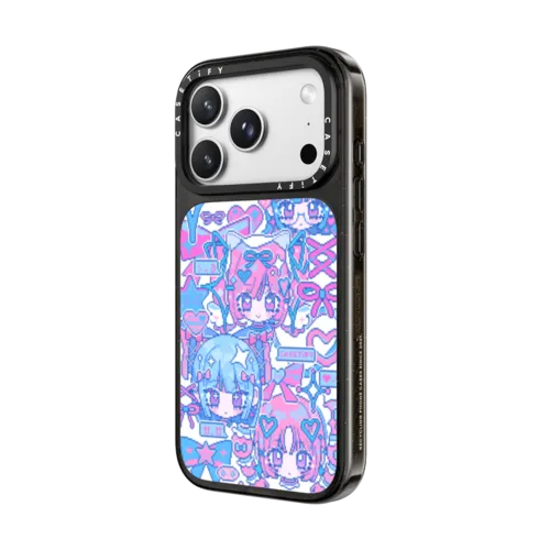 Kirakira Love | iPhone 18 Pro Max / Impact Case MagSafe Compatible - Glossy / Glossy Black | Image 2