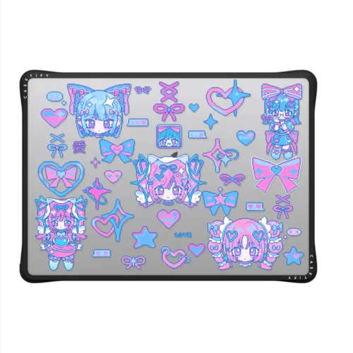 Kirakira Love | MacBook Pro 14-inch (M1 - M5) / MacBook Impact Case / Black | Image 2