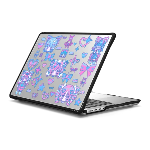 Kirakira Love | MacBook Pro 14-inch (M1 - M5) / MacBook Impact Case / Black | Image 1