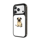 Photogenic Pug | iPhone 18 Pro Max / Impact Case MagSafe Compatible - Glossy / Glossy Black | Image 2