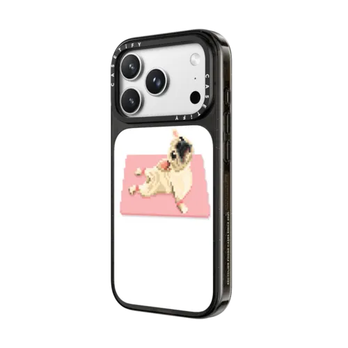 Yogi Frenchie | iPhone 18 Pro Max / Impact Case MagSafe Compatible - Glossy / Glossy Black | Image 2