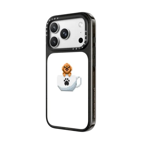 Teacup Toy Poodle | iPhone 18 Pro Max / Impact Case MagSafe Compatible - Glossy / Glossy Black | Image 2