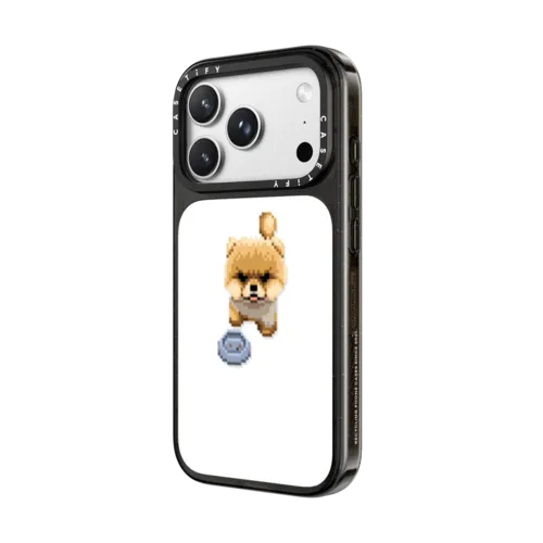 Outraged Pom-pom | iPhone 18 Pro Max / Impact Case MagSafe Compatible - Glossy / Glossy Black | Image 2