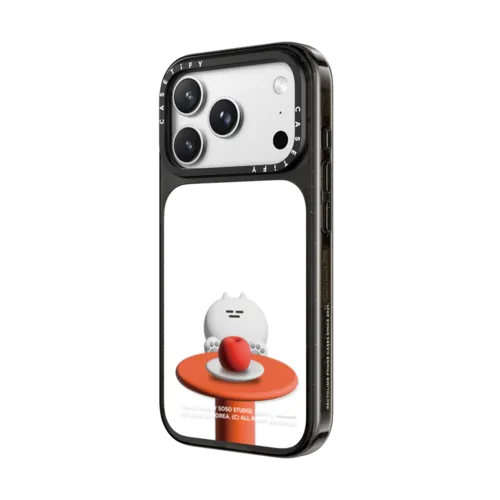 SOSO HUNGRY APPLE | iPhone 18 Pro Max / Impact Case MagSafe Compatible - Glossy / Glossy Black | Image 2