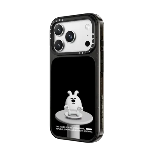 SOSO HUNGRY BONE | iPhone 18 Pro Max / Impact Case MagSafe Compatible - Glossy / Glossy Black | Image 2