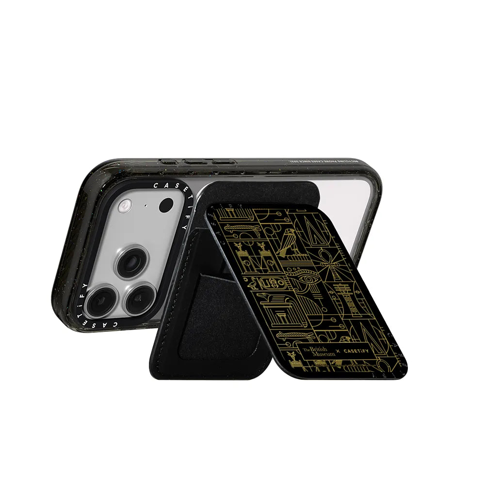Ancient Egypt Pattern Snappy Cardholder Stand