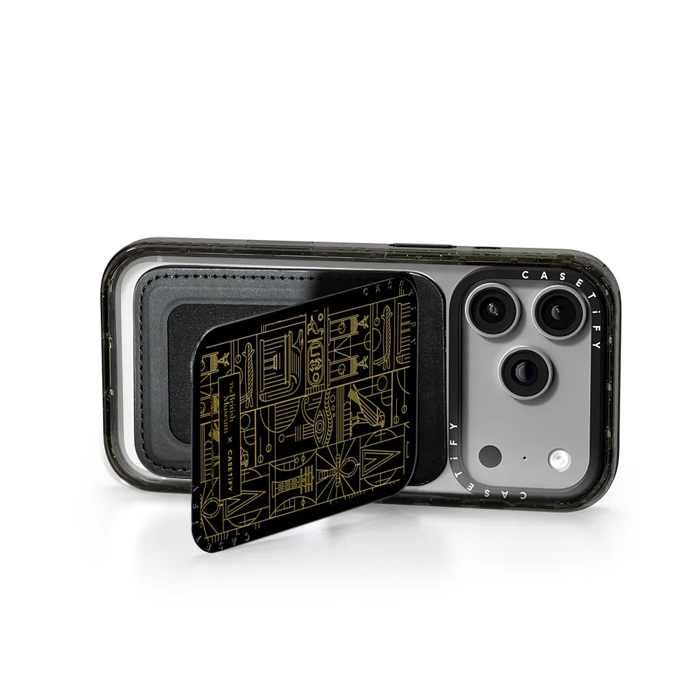 Ancient Egypt Pattern Snappy Cardholder Stand