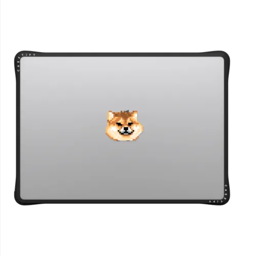 Stubborn Shiba Inu | MacBook Pro 14-inch (M1 - M5) / MacBook Impact Case / Black | Image 2