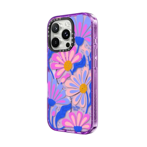 Mystic Daisy | iPhone 16 Pro / Impact Case MagSafe Compatible / Purple | Image 2