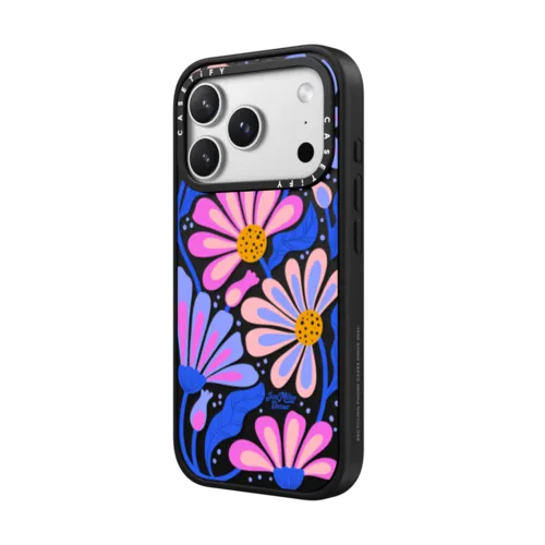 Mystic Daisy | iPhone 17 Pro Max / Impact Case MagSafe Compatible / Matte Black | Image 2