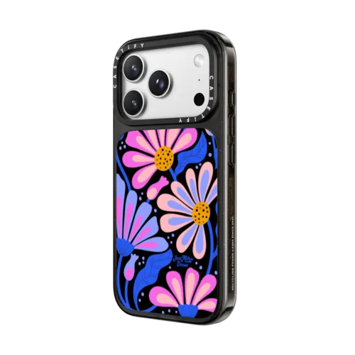 Mystic Daisy | iPhone 18 Pro Max / Impact Case MagSafe Compatible - Glossy / Glossy Black | Image 2