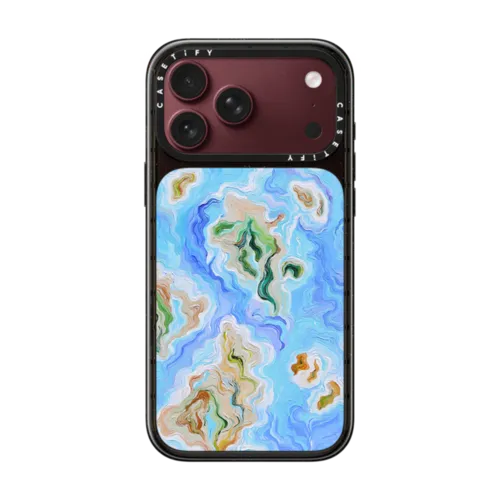 Islands of the Mind by Katie Over | iPhone 18 Pro Max / Impact Case MagSafe Compatible - Glossy / Glossy Black | Image 1