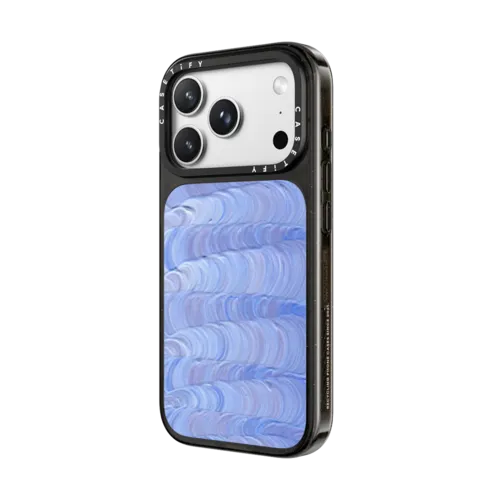Lavender Ribbon by Katie Over | iPhone 18 Pro Max / Impact Case MagSafe Compatible - Glossy / Glossy Black | Image 2