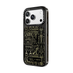 Ancient Egypt Pattern Case | iPhone 18 Pro Max / Impact Case MagSafe Compatible - Glossy / Glossy Black | Image 2