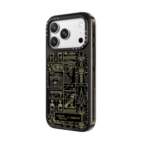 Ancient Egypt Pattern Case | iPhone 18 Pro Max / Impact Case MagSafe Compatible - Glossy / Glossy Black | Image 2