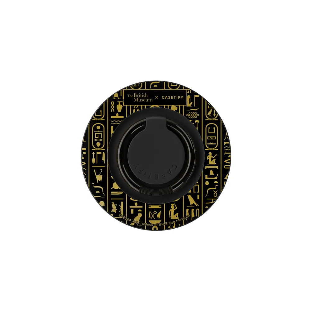 The Egypt Hieroglyphics Pattern Snappy Ring Holder