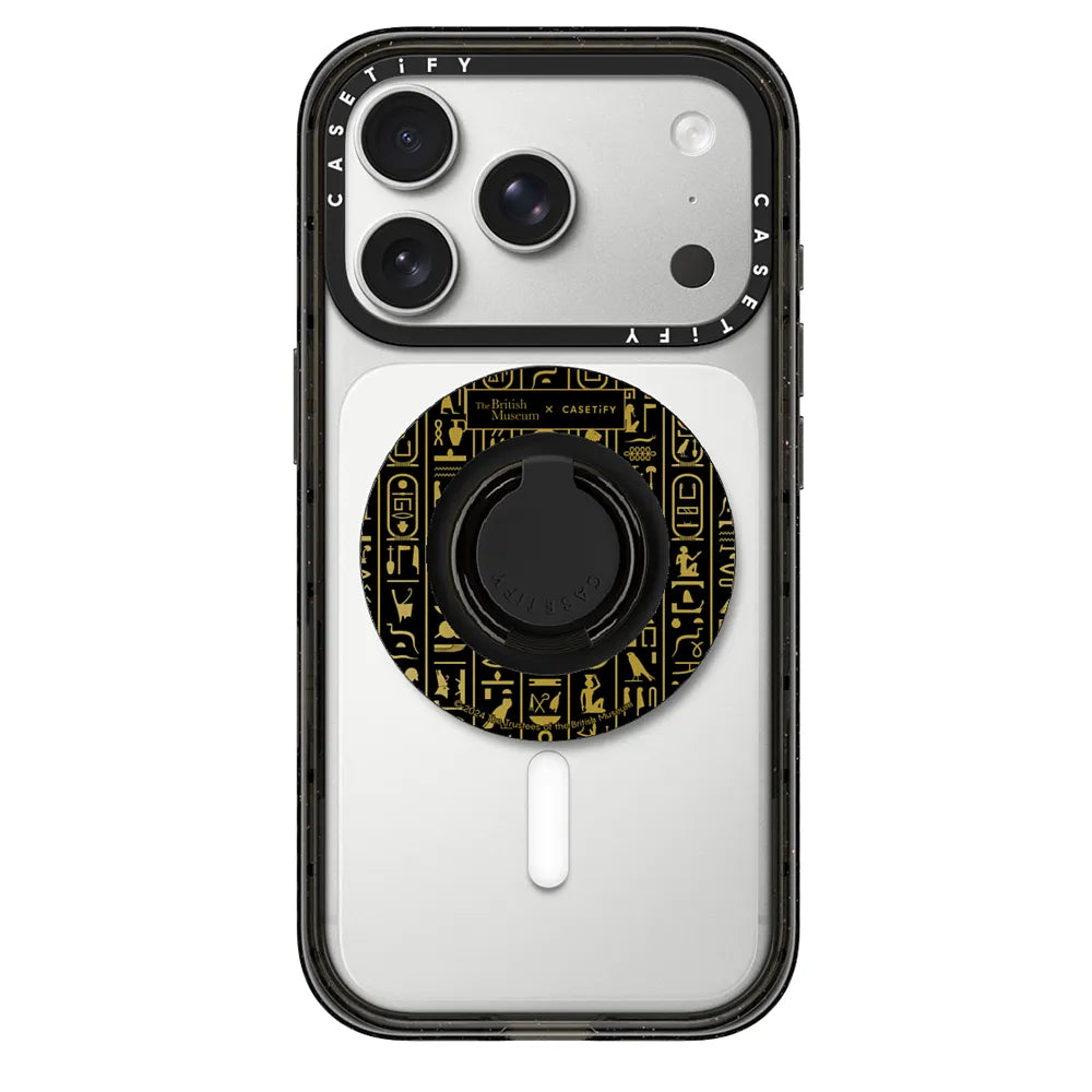 The Egypt Hieroglyphics Pattern Snappy Ring Holder | Image 1