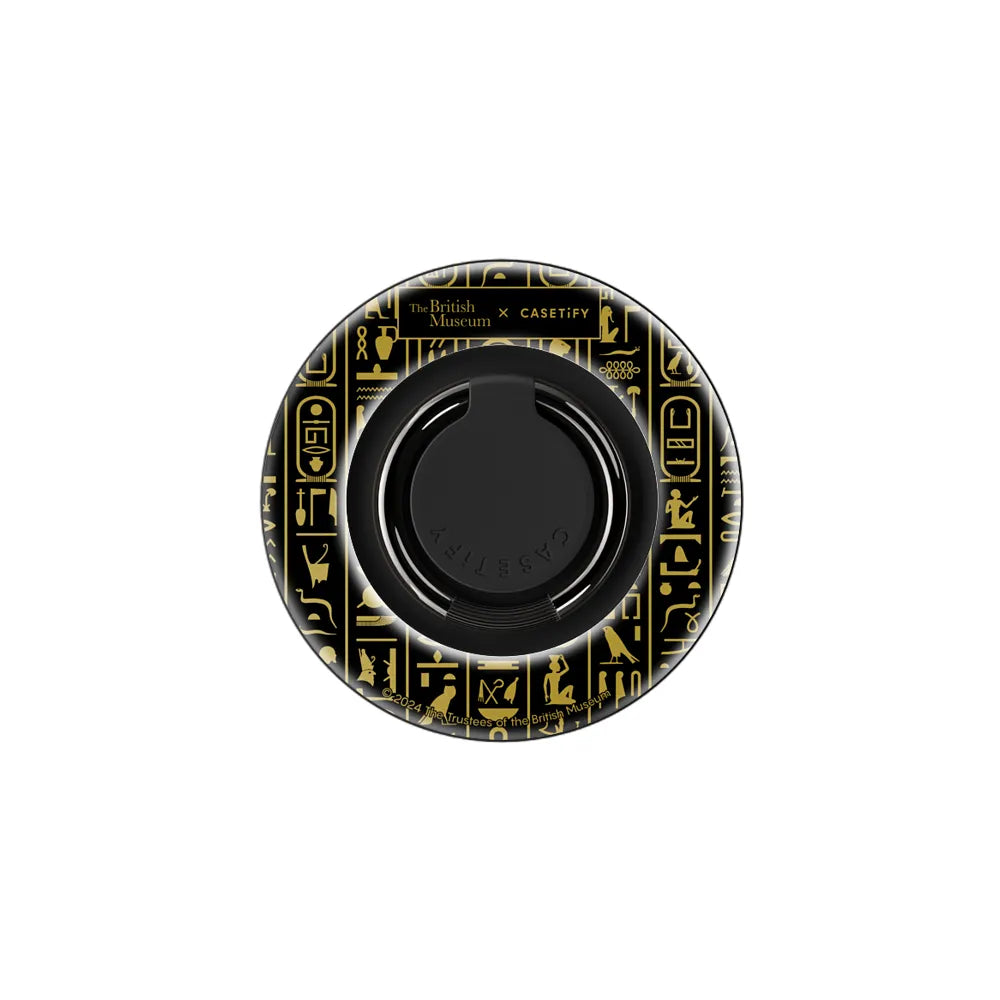 The Egypt Hieroglyphics Pattern Snappy Ring Holder