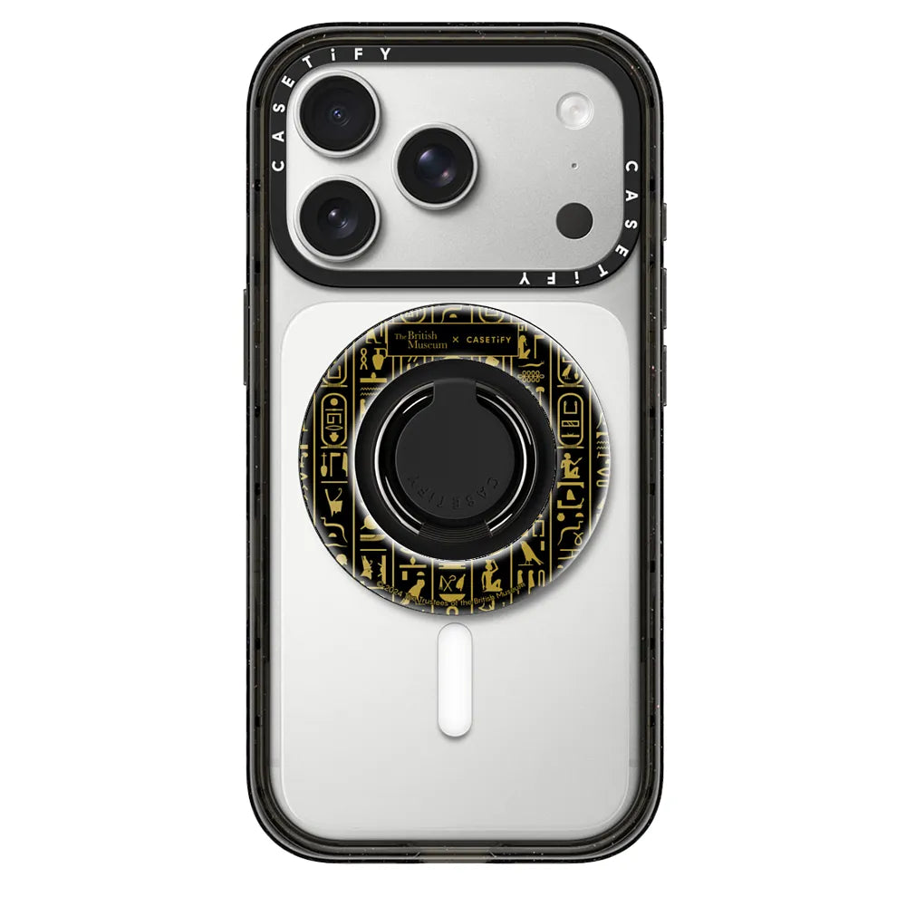 The Egypt Hieroglyphics Pattern Snappy Ring Holder | Image 1