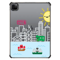 Hong Kong Skyline | iPad Pro 11-inch (3rd/4th gen) / iPad Impact Case / Black | Image 1