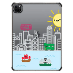 Hong Kong Skyline | iPad Pro 11-inch (3rd/4th gen) / iPad Impact Case / Black | Image 1