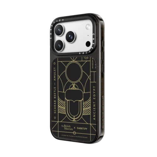 The Amulet Case - The Sacred Beetle | iPhone 18 Pro Max / Impact Case MagSafe Compatible - Glossy / Glossy Black | Image 2