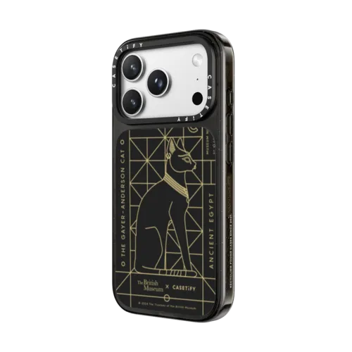 The Amulet Case - Bastet | iPhone 18 Pro Max / Impact Case MagSafe Compatible - Glossy / Glossy Black | Image 2
