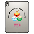 You Are What You Eat Carbs | iPad Air 11-inch (M2 - M4) / iPad Impact Case / Black | Image 1