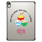 You Are What You Eat Carbs | iPad Air 11-inch (M2 - M4) / iPad Impact Case / Black | Image 1