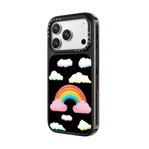 Kawaii Rainbow | iPhone 18 Pro / Impact Case MagSafe Compatible - Glossy / Glossy Black | Image 2