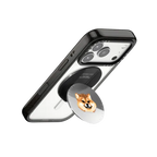 Stubborn Shiba Inu | Snappy Grip Stand / Snappy Mirror Grip Stand MagSafe Compatible / Silver | Image 3