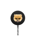 Outraged Pom-pom |   / PowerThru Magnetic Wireless Charger MagSafe Compatible / Black | Image 1