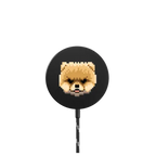 Outraged Pom-pom |   / PowerThru Magnetic Wireless Charger MagSafe Compatible / Black | Image 1