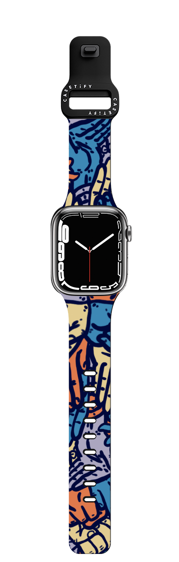 Balanced Hands | Apple Watch Series 7-9 (45mm) / Impact Band / Black | Image 1