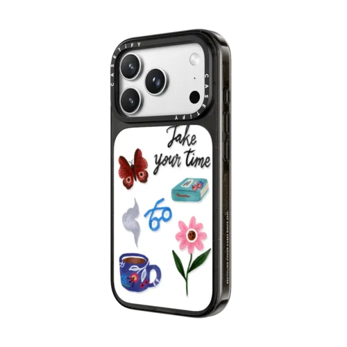 Take Your Time | iPhone 18 Pro Max / Impact Case MagSafe Compatible - Glossy / Glossy Black | Image 2