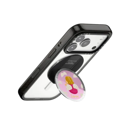 angel love | Snappy Grip Stand / Snappy Mirror Grip Stand MagSafe Compatible / Silver | Image 3