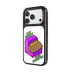 less regrets, more baguettes | iPhone 18 Pro Max / Impact Case MagSafe Compatible - Glossy / Glossy Black | Image 2